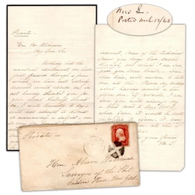 Mary Lincoln Writes Abram Wakeman Secret Letter Weeks Before Lee's Surrender