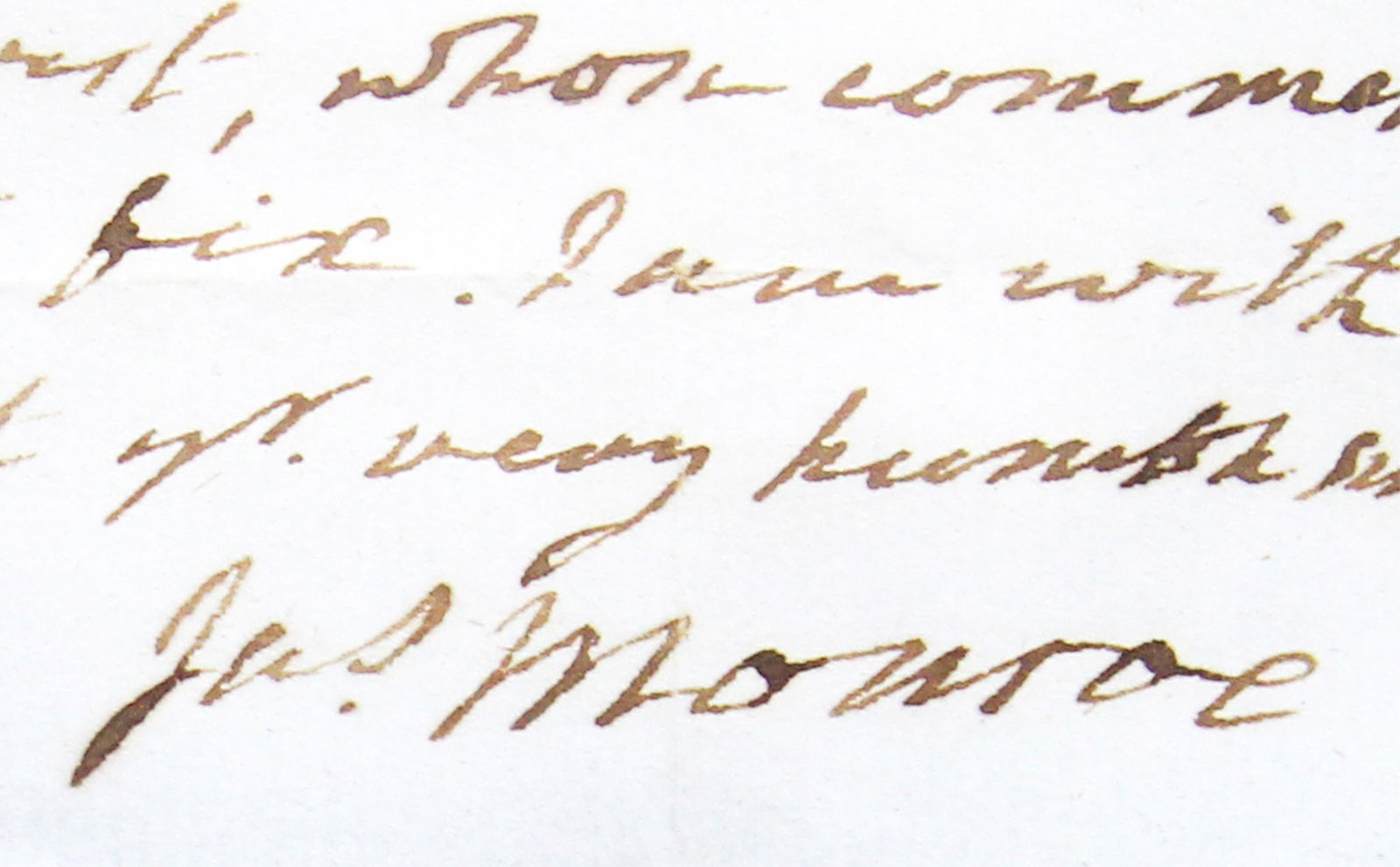 James Monroe ALS Two Weeks After Appointed to Negotiate Louisiana Purchase: James MonroeRichmond, VA, January 28, 1803James Monroe ALS Two Weeks After Appointed to Negotiate Louisiana PurchaseALSAn autograph letter signed by James Monroe to Chief Justice John Marshall, Richmo