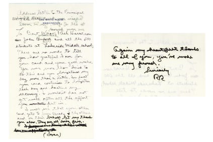 After Assassination Attempt, Reagan Thanks Students for Get-Well Wishes: "I wouldn't dare not get