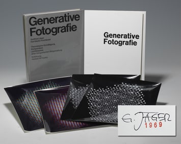 Scarce Gottfried Jager (11) Early Original Gelatin Silver Prints, With Signed Portfolio