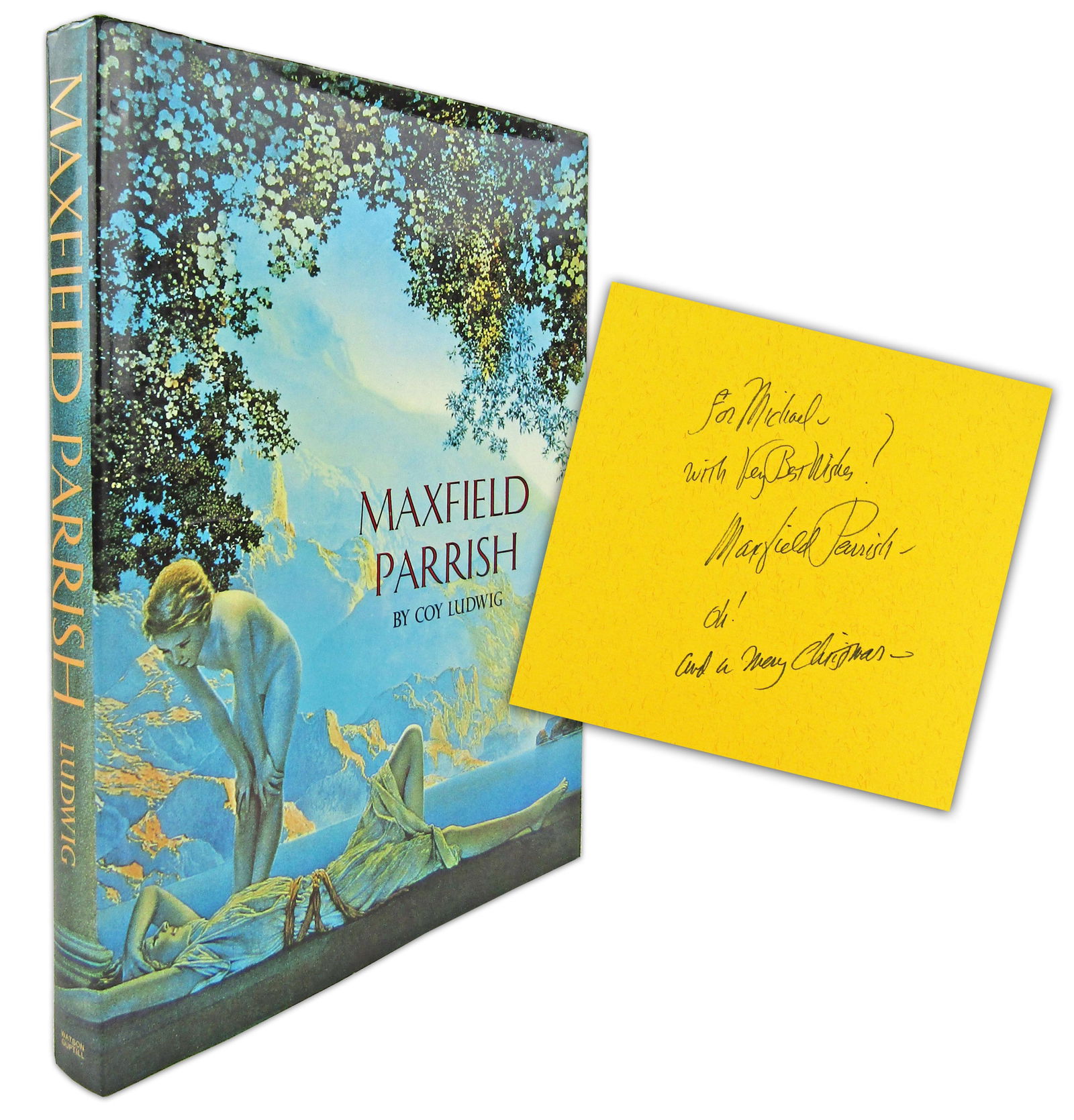 Maurice Sendak SB Comically Impersonating Fellow Illustrator Maxfield Parrish! (1 of 10)