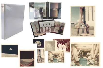 25 Apollo VIII Photographs Compiled by Contractor Apollo Engineer, Most NASA Red Number Images
