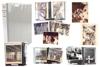21 Photographs of Apollo 9 Pre-Launch Activities, Compiled by NASA Contract Engineer, 8 are Red