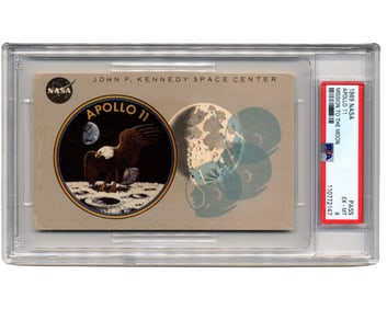 Apollo 11 Ticket For NASA Mission to the Moon PSA 7
