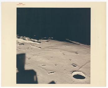Apollo 11 Sea of Tranquility NASA Red Number Photo - Superb