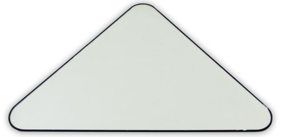 Apollo Lunar Module Triangular Bulkhead Window, Possibly Used in Testing