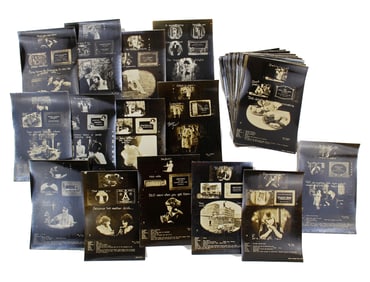 67 Unique Storyboard Sample Ads Created for Silent Films, ca. 1920s