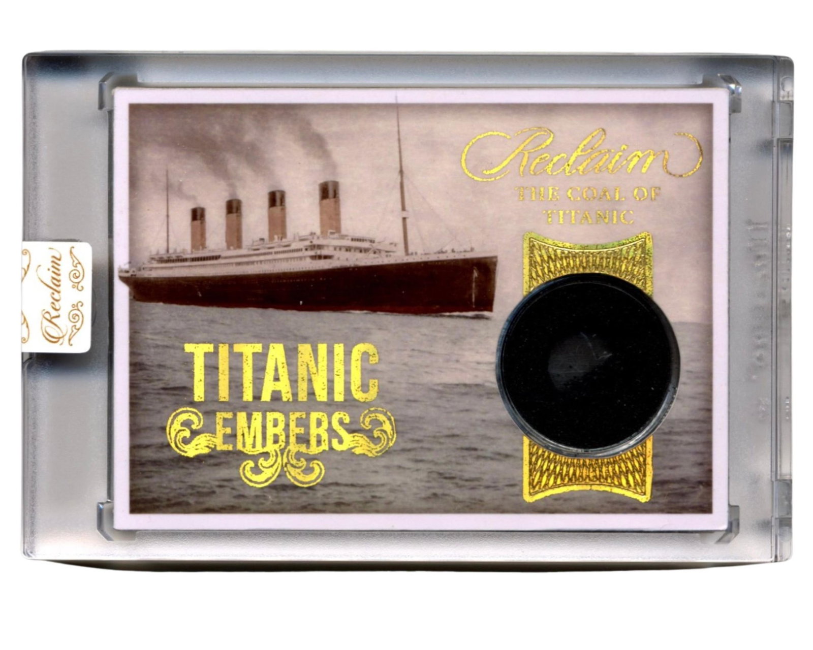 Anthracite from the Titanic. An Impressive Custom Relic Card (1 of 2)