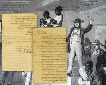 Theophilus Freeman, Slave Dealer in "12 Years a Slave," Deed For Slaves Sold 3 Years Before Solomon