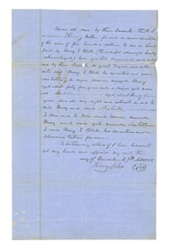 Manuscript Document Acknowledging Sale of Two Enslaved Women, 1858