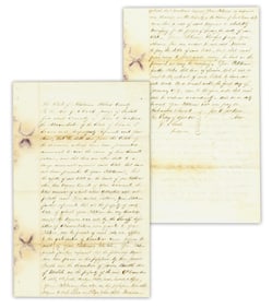 1858 Petition to Force the Sale of 7 Slaves From an Alabama Estate