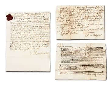 Colonial-Era Legal Documents Charging "Fornication" a Crime in 18th Century Massachusetts