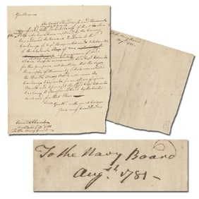 John Hancock Docketed Superb Prisoner Exchange Letter, JSA Certified