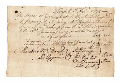 Revolutionary War Patriot Cares for French Prisoner of War