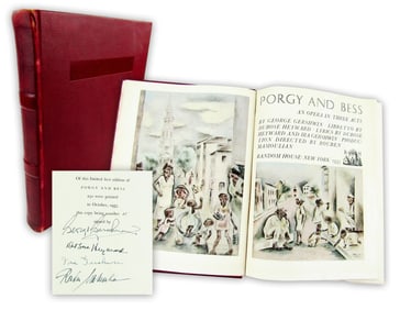 George Gershwin & 3 Others Signed Ltd. 1st Ed. of "Porgy and Bess"