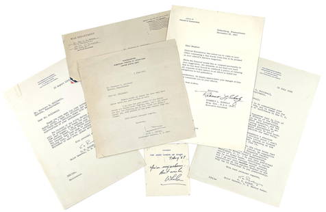 American Generals - Great Dealer's Lot of 5 Items: 20th C. American Generalsvarious, variousAmerican Generals - Great Dealer's Lot of 5 ItemsArchiveA good group of five items signed by noted American generals. Please view individual images for content
