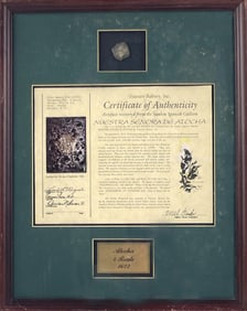 Authenticated Atocha Recovered Silver Coin - Great Display!