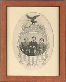 Civil War, "Children of The Battlefield" Print, Rare