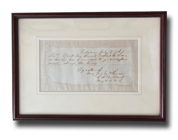 Gen. McPherson Allows Confederate Slave to Pass Through Lines