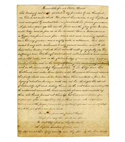Immortelle for our Fallen Heroes Pro-Southern Manuscript Post-Confederate Surrender, Likely Written