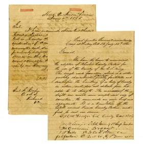 Group of Petitions In Support of Adopting Gen. Joseph Wheeler's Cavalry Tactics