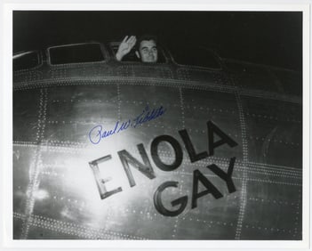 Paul Tibbets Signed "Enola Gay" Photo