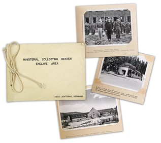 Post-WWII Photo Album Documenting Denazification: Preserving Records, Arresting War Criminals, &