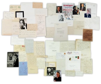 Fantastic 50+ Piece Dealer's Lot of 19th & 20th Century Notables: Politicians, Artists, Musicians, &
