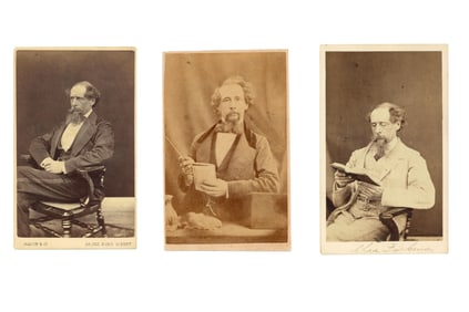 Charles Dickens CDV Portraits ca. 1858-1863