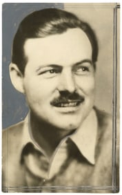Ernest Hemingway Early Photograph, Probable Type I
