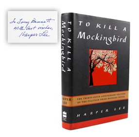 Harper Lee Signed "To Kill A Mockingbird" 35th Anniversary Edition Inscribed to Tony Bennett