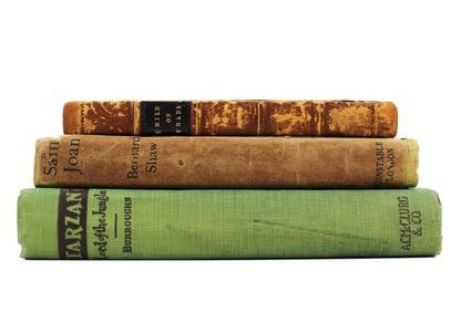 [Dealer's Lot] Three Books: Child, Burroughs, and Bernard Shaw