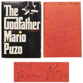 Mario Puzo Signed 1st Edition of "The Godfather"