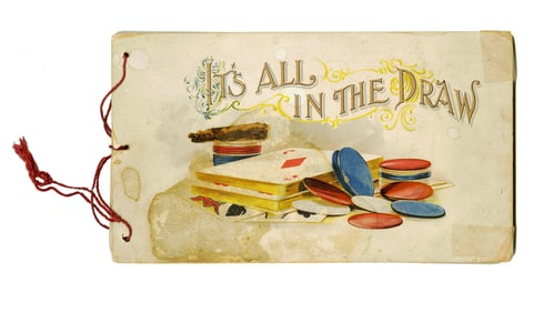 It's All in the Draw Charming 1890s Poker Booklet
