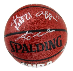 2008-09 LA Lakers Signed Basketball- 12 Signatures incl. Kobe Bryant, Pao Gasol & More! PSA