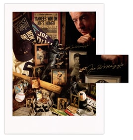 Joe DiMaggio Signed Ltd. Edition Oversized Lithograph