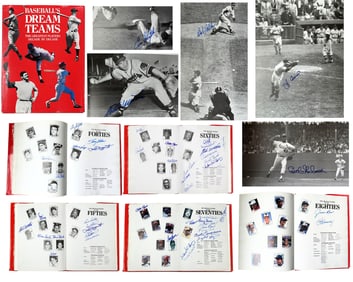 26 HOFers & 64 Signatures! Ernie Banks, Seaver, Yogi, Rizzuto, Mathews, Gibson, Robinson & More!