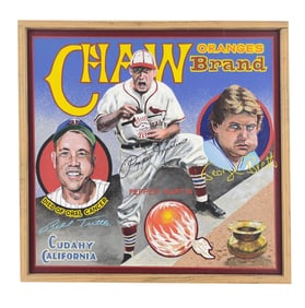 Ben Sakoguchi Orange Crate Series: The Unauthorized History of Baseball "Chaw Brand"