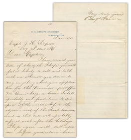 Benjamin Harrison LS Helping Hoosier Civil War Veteran Obtain Position in Vincennes, IN