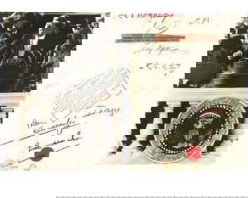 JFK's Iconic Inaugural Speech, Original Photograph Stamped Days After Speech!