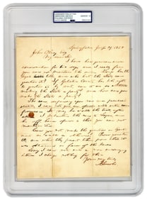 Abraham Lincoln PSA GEM MT 10 ALS, Pro Bono "I charge nothing for this," Advising Fellow IL Attorney