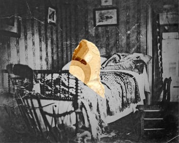 Abraham Lincoln Death Room Wallpaper Swatch From Peterson House