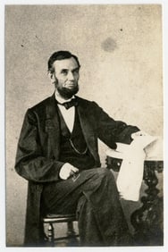 Abraham Lincoln, Gardner's First Sitter! Meserve Printed & Collected