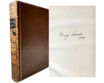 Mary Lincoln Owned & Signed "Life of George Washington," From Lincoln Family Library, Dated 1860,