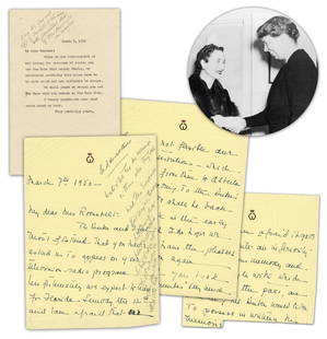 Eleanor Roosevelt & Duchess of Windsor Discuss TV Programs, Memoirs & the Duke's "inferiority: Eleanor Roosevelt & Duchess of Windsorn.p., March 7, 1950Eleanor Roosevelt & Duchess of Windsor Discuss TV Programs, Memoirs & the Duke's "inferiority complex"Archive comprised of AL and ANA very inte
