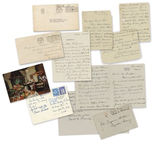 Edith Roosevelt 3 ALSs Archive, 7 Pcs, With Bonus Eleanor Roosevelt Autograph!