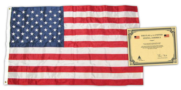 Donald Trump 2nd Inauguration U.S. Capitol-Flown Flag, With Ties to CA Republican Congresswoman: Donald TrumpWashington, DC, January 20, 2025Donald Trump 2nd Inauguration U.S. Capitol-Flown Flag, With Ties to CA Republican CongresswomanOtherAn American flag flown at the U.S. Capitol Building on J