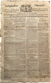House’s Initial Response to George Washington’s First Inaugural Address, & His Homespun