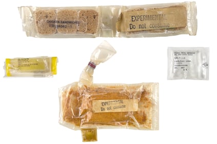 Gemini-Apollo Experimental Food Packets, Very Rare