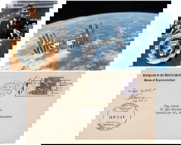 JFK Space Flown Congressional Envelope To International Space Station by Former Cold War Rivals!
